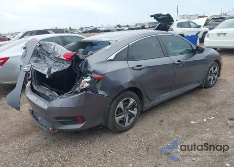 2020 Honda Civic Lx from USA, damaged, VIN 19XFC2F64LE021373